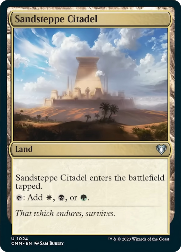 Sandsteppe Citadel [Commander Masters] | Lots Moore NSW