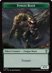 Goat // Fungus Beast Double-Sided Token [Secrets of Strixhaven Commander Tokens] | Lots Moore NSW