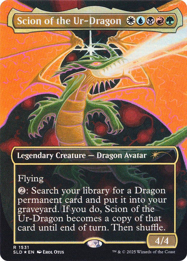 Scion of the Ur-Dragon (Rainbow Foil) [Secret Lair Drop Series] | Lots Moore NSW