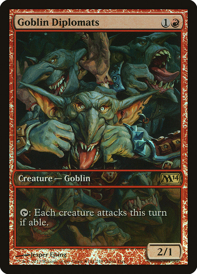 Goblin Diplomats (Game Day) [Magic 2014 Promos] | Lots Moore NSW