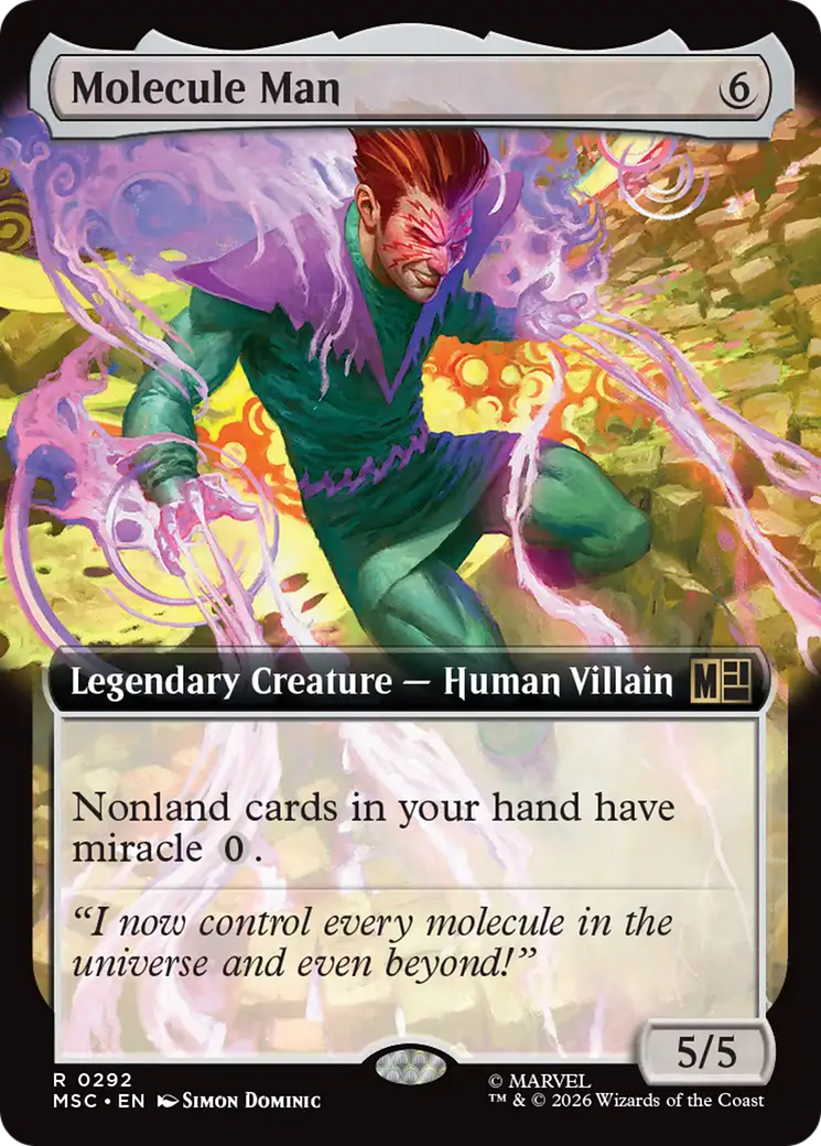 Molecule Man (Extended Art) [Marvel Super Heroes Commander] | Lots Moore NSW