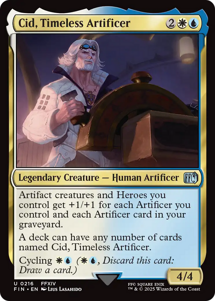 Cid, Timeless Artificer (0216) [FINAL FANTASY] | Lots Moore NSW