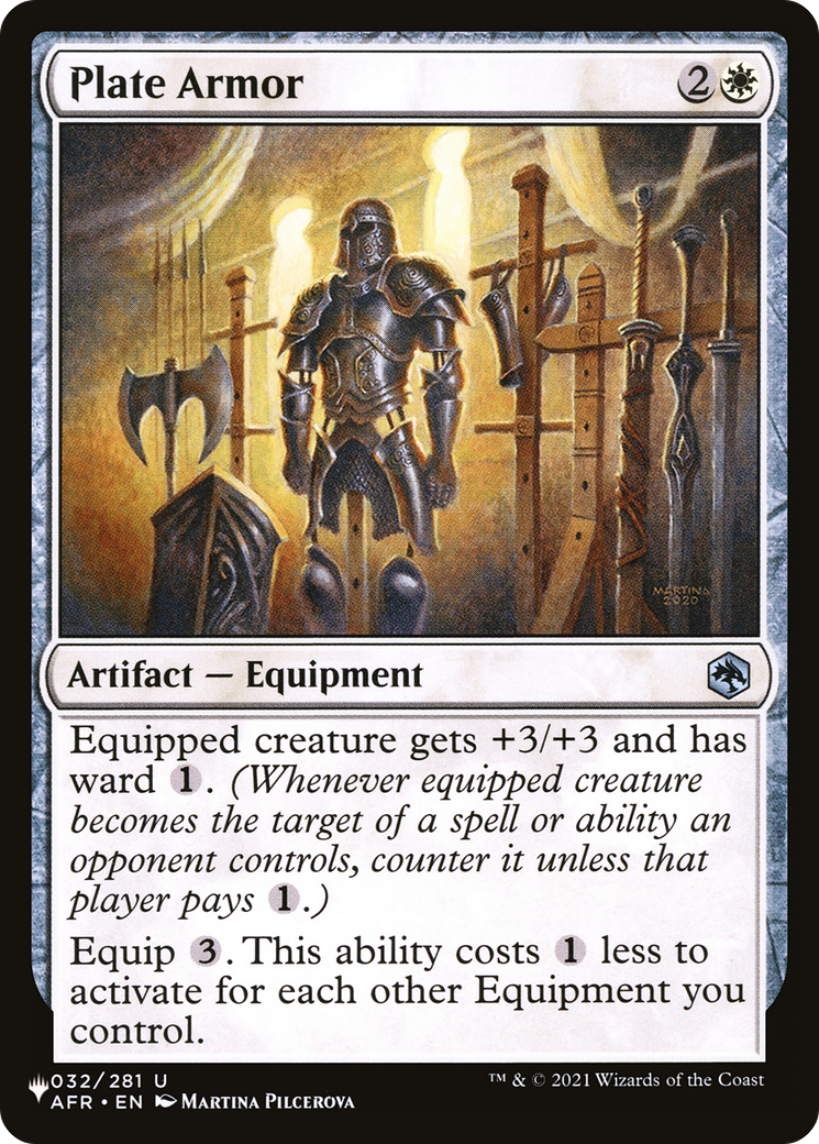 Plate Armor [The List Reprints] | Lots Moore NSW