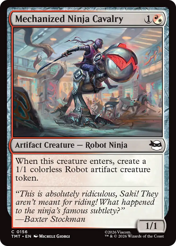 Mechanized Ninja Cavalry [Teenage Mutant Ninja Turtles] | Lots Moore NSW
