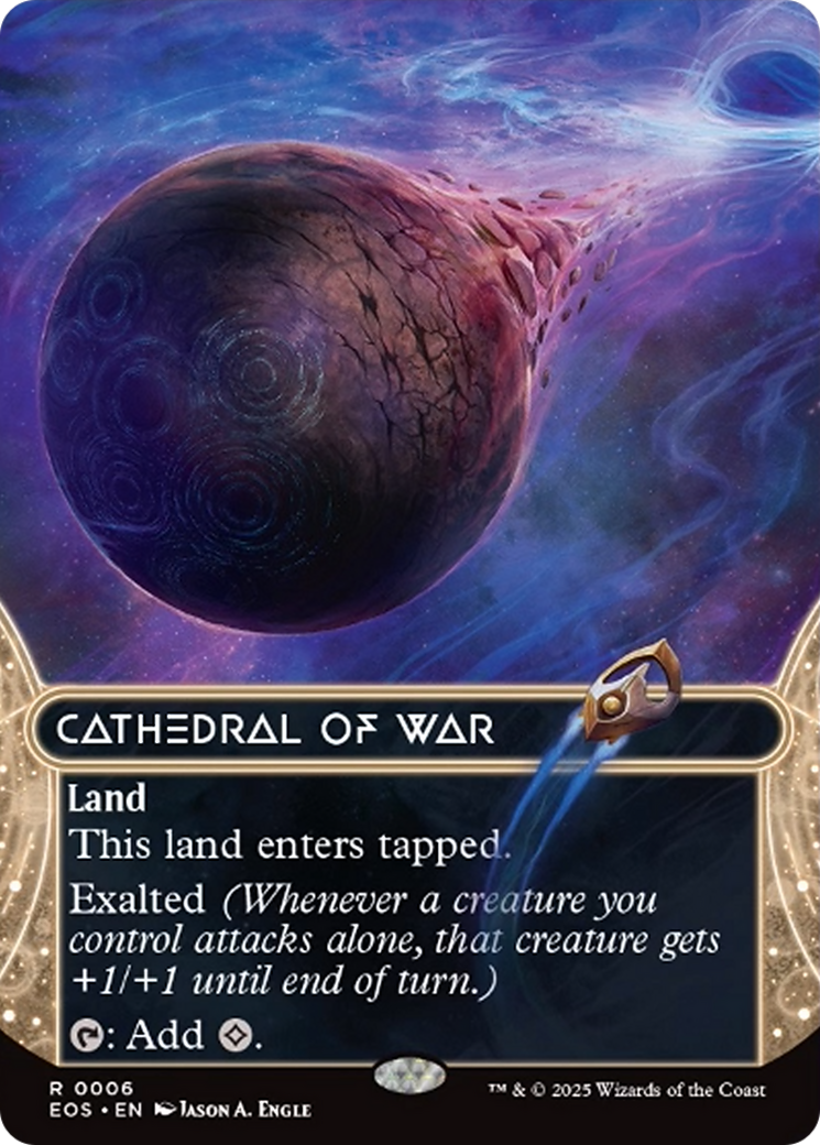 Cathedral of War (0006) (Borderless) [Edge of Eternities: Stellar Sights] | Lots Moore NSW