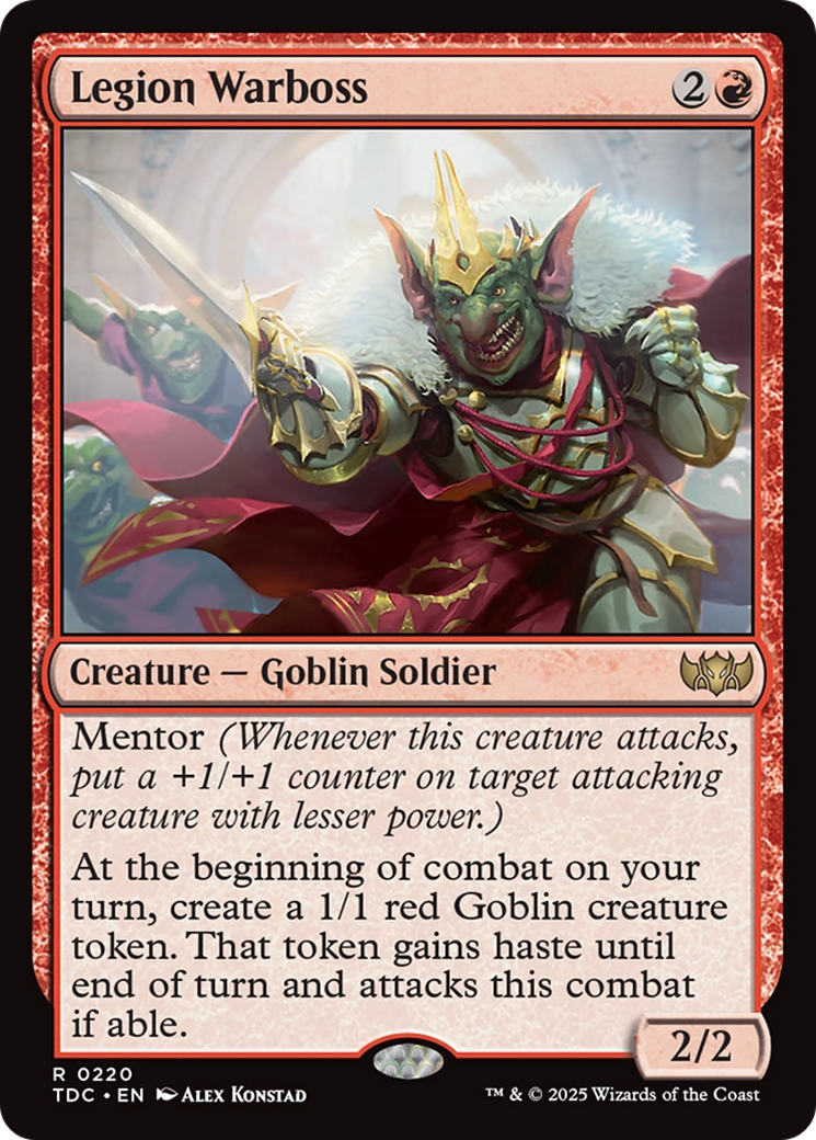 Legion Warboss [Tarkir: Dragonstorm Commander] | Lots Moore NSW