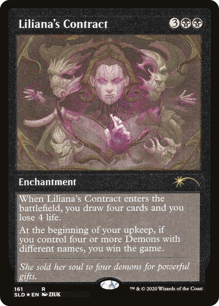 Liliana's Contract (Foil Etched) [Secret Lair Drop Series] | Lots Moore NSW