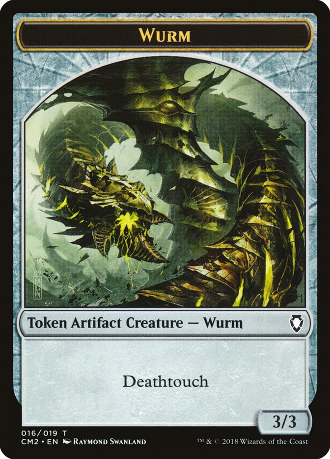 Wurm Token (016/019) [Commander Anthology Volume II Tokens] | Lots Moore NSW