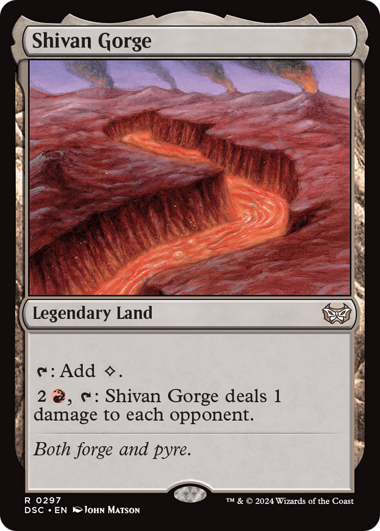 Shivan Gorge [Duskmourn: House of Horror Commander] | Lots Moore NSW