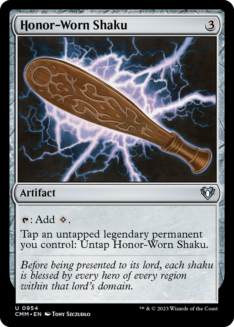 Honor-Worn Shaku [Commander Masters] | Lots Moore NSW