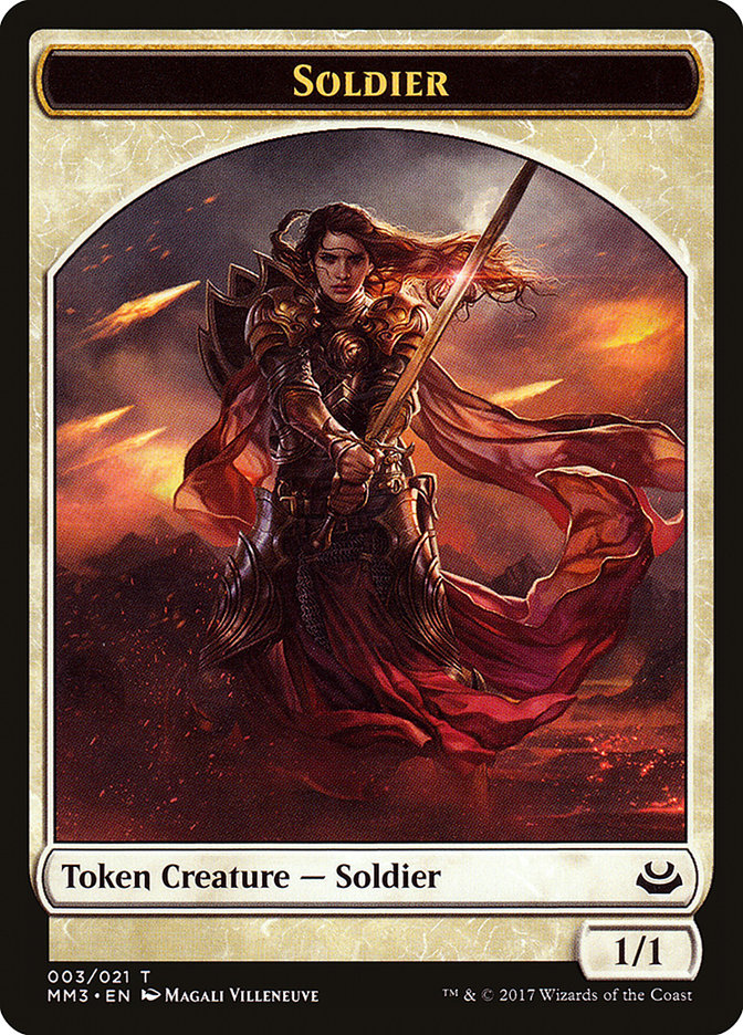 Soldier Token (003/021) [Modern Masters 2017 Tokens] | Lots Moore NSW