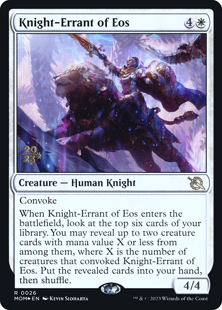 Knight-Errant of Eos [March of the Machine Prerelease Promos] | Lots Moore NSW