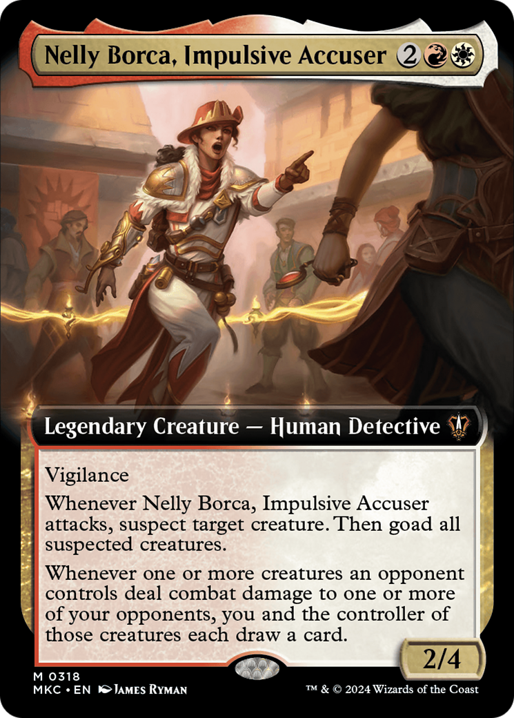 Nelly Borca, Impulsive Accuser (Extended Art) [Murders at Karlov Manor Commander] | Lots Moore NSW