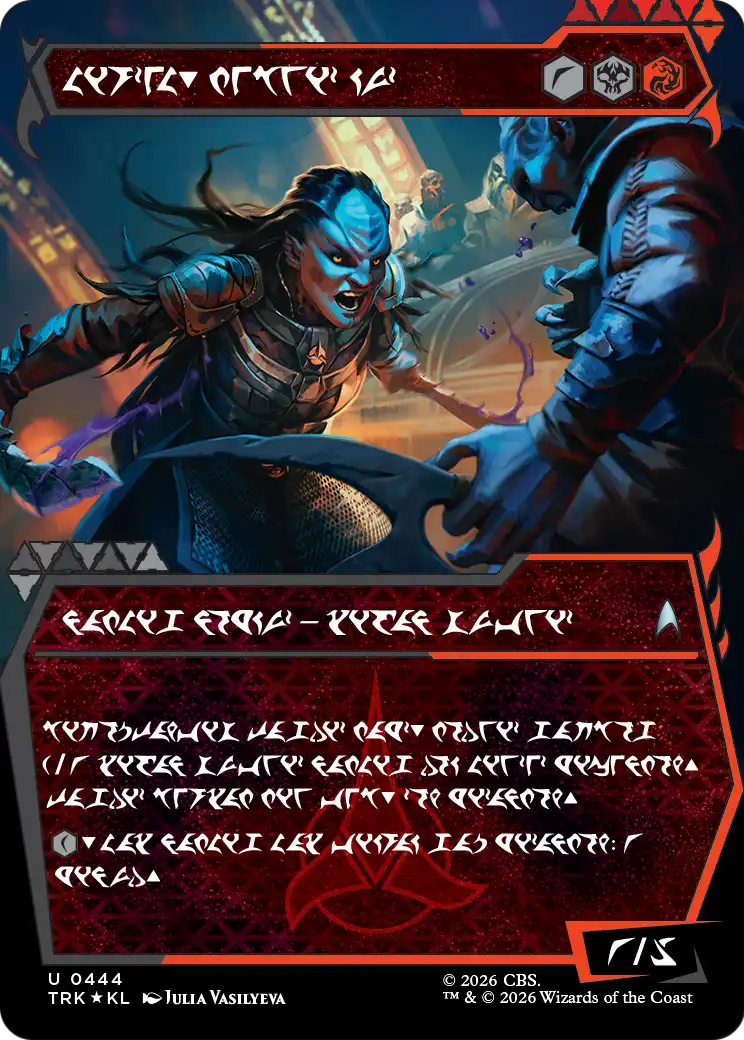 L'Rell, Fierce Visionary (Showcase) (Klingon) [Star Trek] | Lots Moore NSW