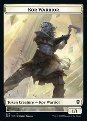 Kor Warrior // Shapeshifter (023) Double-Sided Token [Commander Legends: Battle for Baldur's Gate Tokens] | Lots Moore NSW