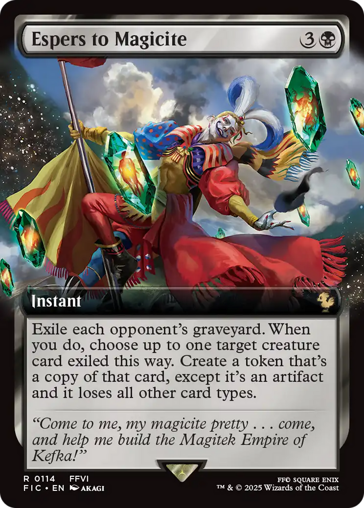 Espers to Magicite (Extended Art) [FINAL FANTASY Commander] | Lots Moore NSW