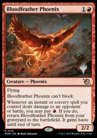 Bloodfeather Phoenix (Promo Pack) [March of the Machine Promos] | Lots Moore NSW