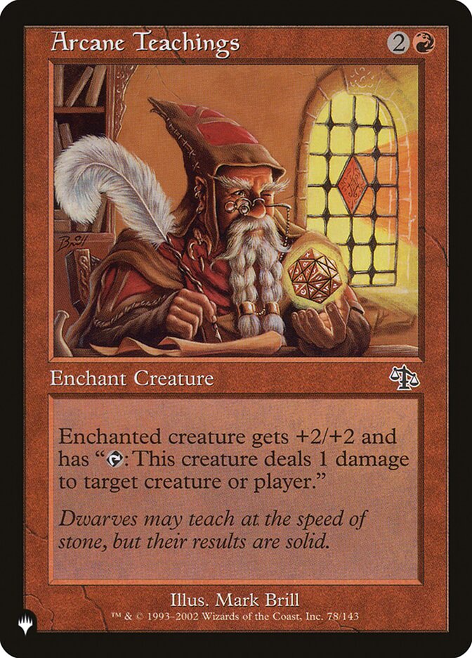 Arcane Teachings [The List] | Lots Moore NSW