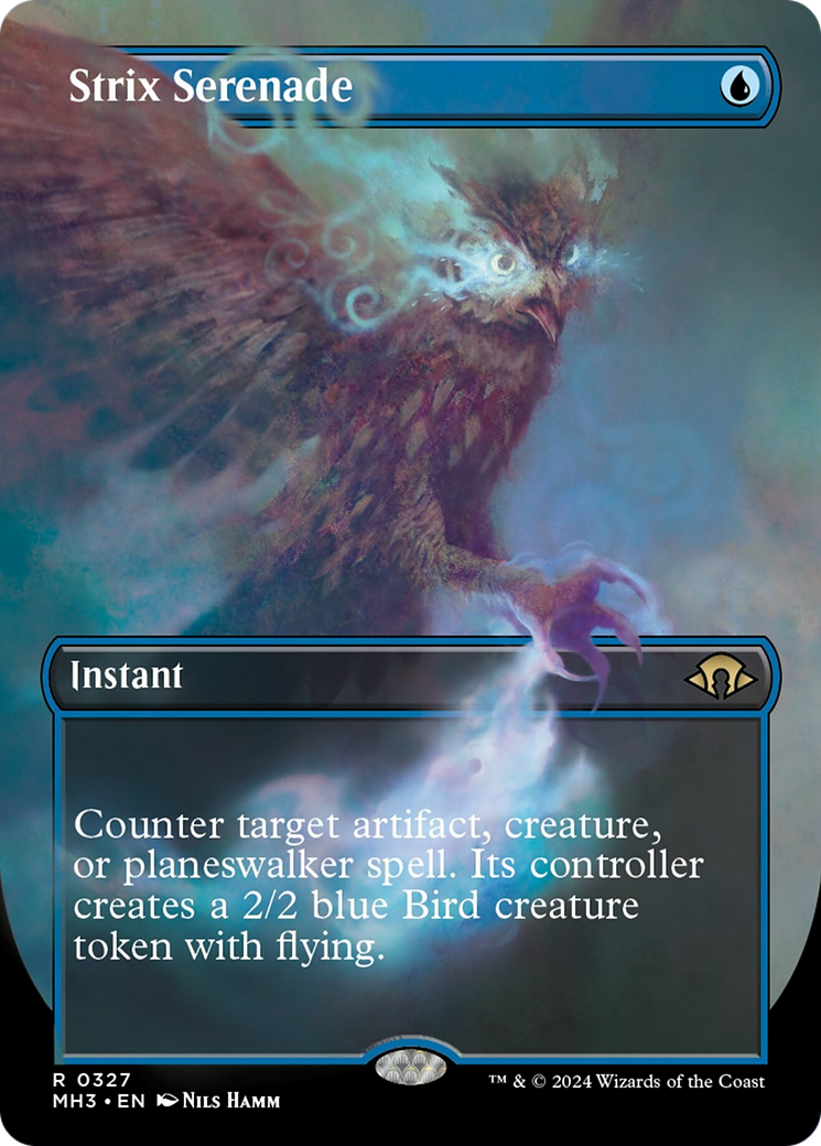 Strix Serenade (Borderless) [Modern Horizons 3] | Lots Moore NSW