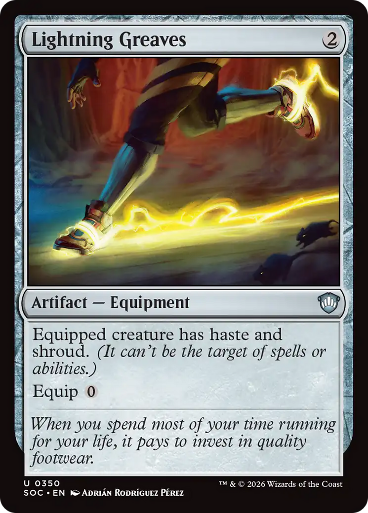 Lightning Greaves [Secrets of Strixhaven Commander] | Lots Moore NSW