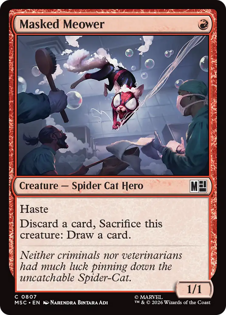 Masked Meower [Marvel Super Heroes Commander] | Lots Moore NSW