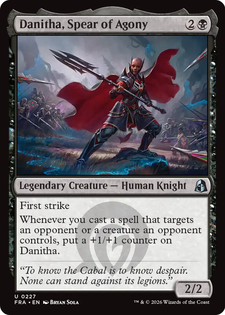 Danitha, Spear of Agony [Reality Fracture] | Lots Moore NSW