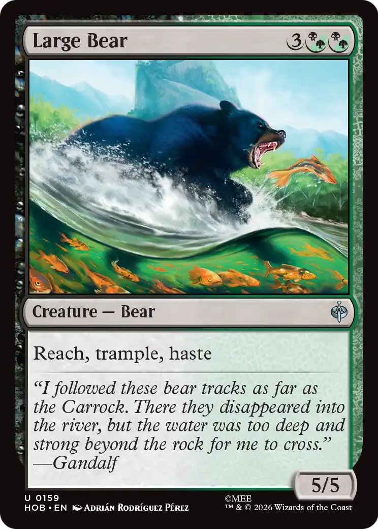Large Bear [The Hobbit] | Lots Moore NSW