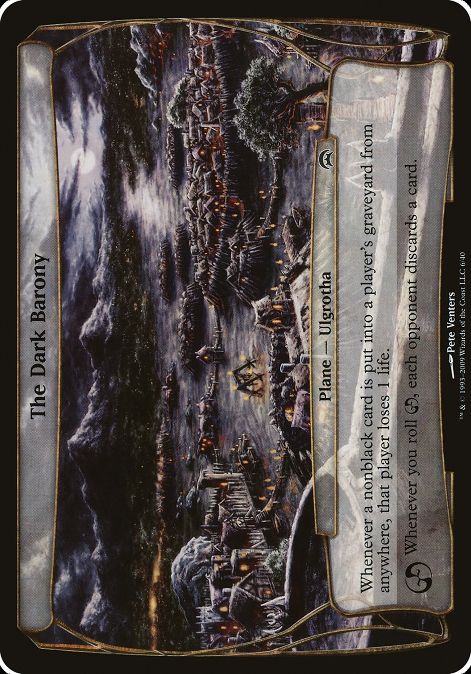 The Dark Barony (Planes) [Planechase Planes] | Lots Moore NSW