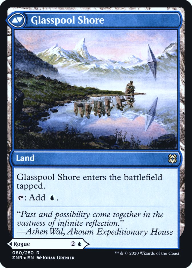 Glasspool Mimic // Glasspool Shore [Zendikar Rising Prerelease Promos] | Lots Moore NSW