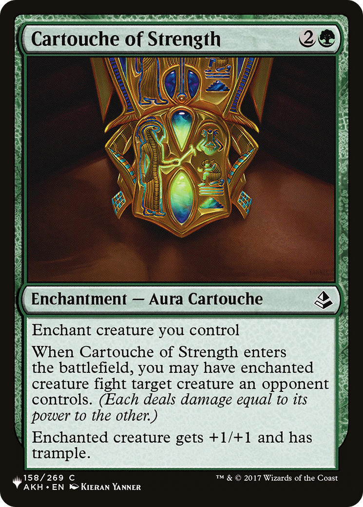 Cartouche of Strength [The List Reprints] | Lots Moore NSW