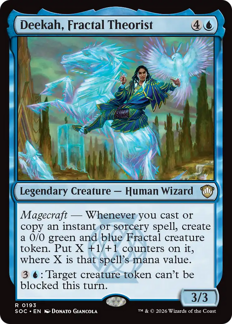 Deekah, Fractal Theorist [Secrets of Strixhaven Commander] | Lots Moore NSW