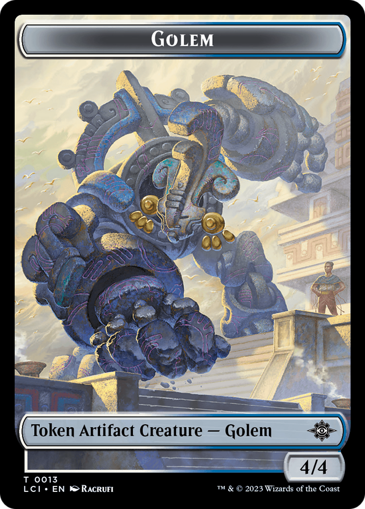 Gnome // Golem Double-Sided Token [The Lost Caverns of Ixalan Tokens] | Lots Moore NSW