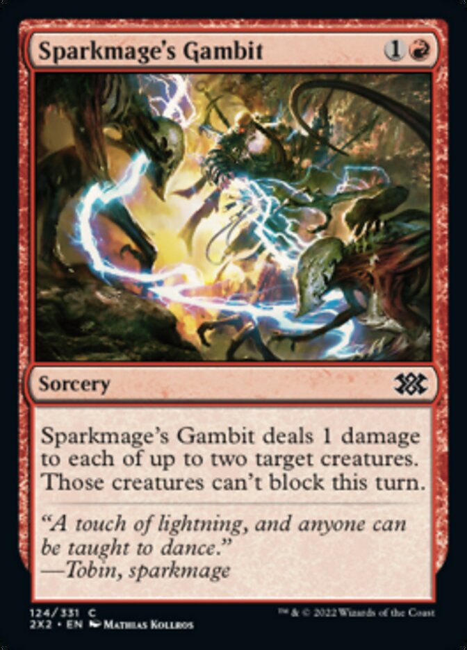 Sparkmage's Gambit [Double Masters 2022] | Lots Moore NSW