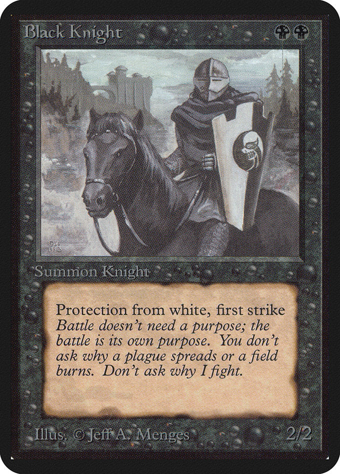 Black Knight [Alpha Edition] | Lots Moore NSW