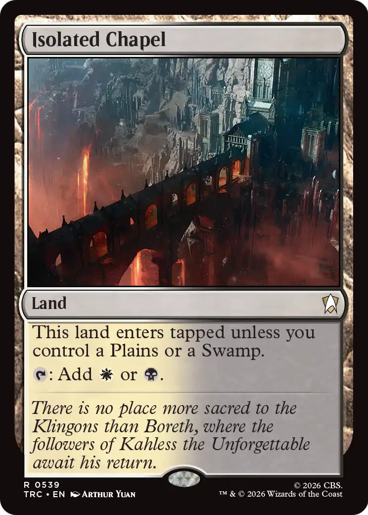 Isolated Chapel (Surge Foil) [Star Trek Commander] | Lots Moore NSW