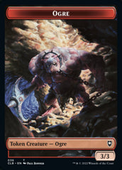 Boar // Ogre Double-Sided Token [Commander Legends: Battle for Baldur's Gate Tokens] | Lots Moore NSW