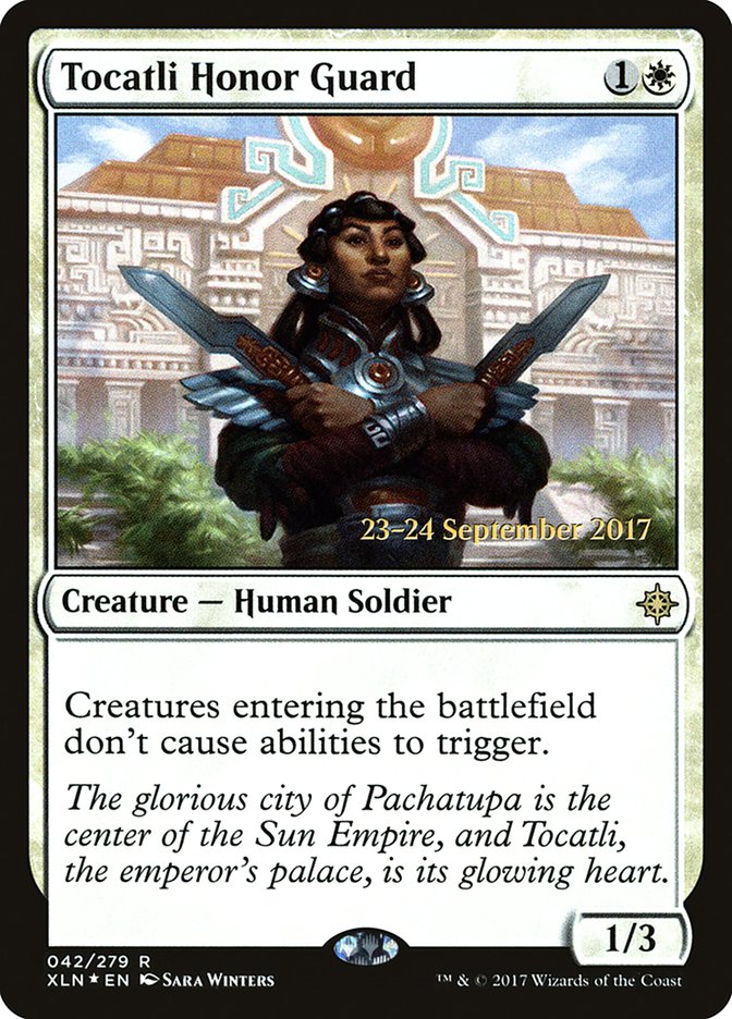 Tocatli Honor Guard [Ixalan Prerelease Promos] | Lots Moore NSW