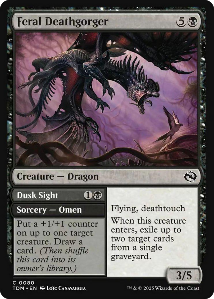 Feral Deathgorger [Tarkir: Dragonstorm] | Lots Moore NSW