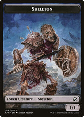 Illusion // Skeleton Double-Sided Token [Dungeons & Dragons: Adventures in the Forgotten Realms Commander Tokens] | Lots Moore NSW
