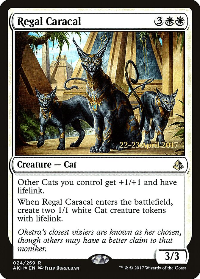 Regal Caracal [Amonkhet Prerelease Promos] | Lots Moore NSW