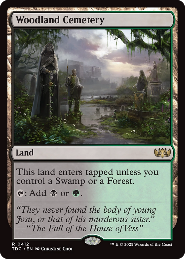 Woodland Cemetery [Tarkir: Dragonstorm Commander] | Lots Moore NSW