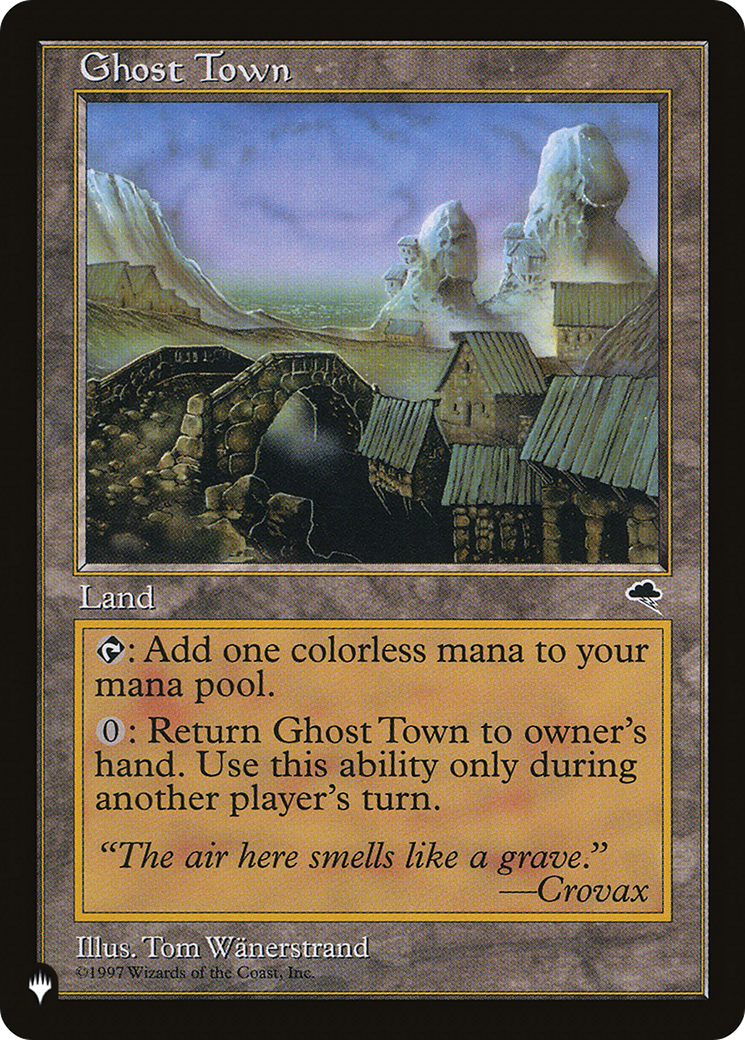 Ghost Town [The List Reprints] | Lots Moore NSW