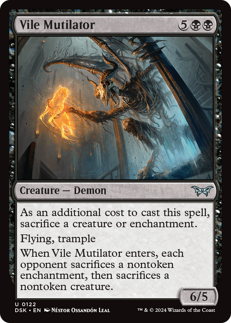 Vile Mutilator [Duskmourn: House of Horror] | Lots Moore NSW