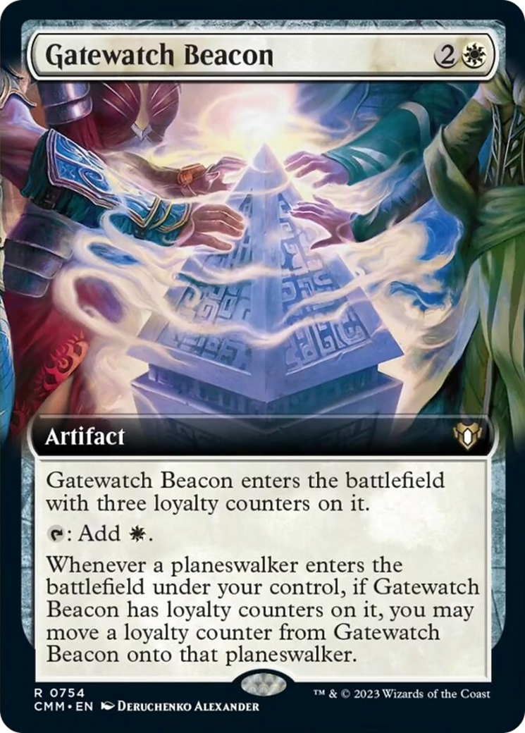 Gatewatch Beacon (Extended Art) [Commander Masters] | Lots Moore NSW