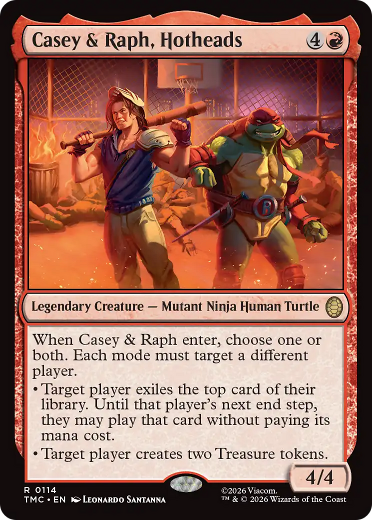 Casey & Raph, Hotheads [Teenage Mutant Ninja Turtles Commander] | Lots Moore NSW