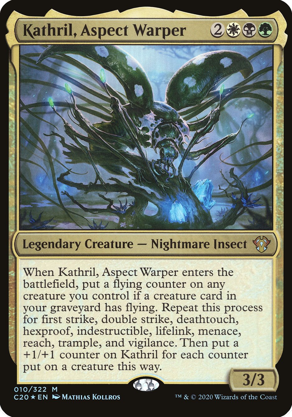 Kathril, Aspect Warper (Oversized) [Commander 2020 Oversized] | Lots Moore NSW