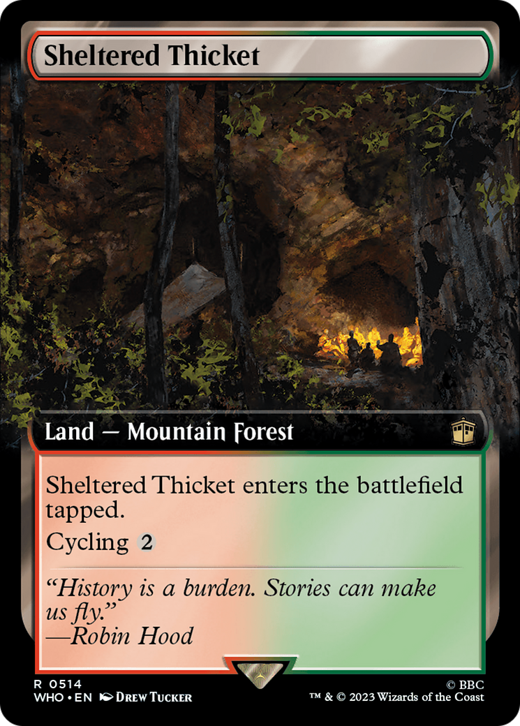 Sheltered Thicket (Extended Art) [Doctor Who] | Lots Moore NSW