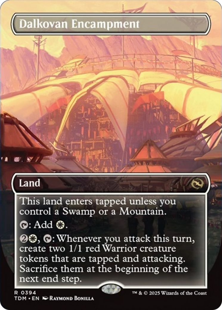 Dalkovan Encampment (Borderless) [Tarkir: Dragonstorm] | Lots Moore NSW