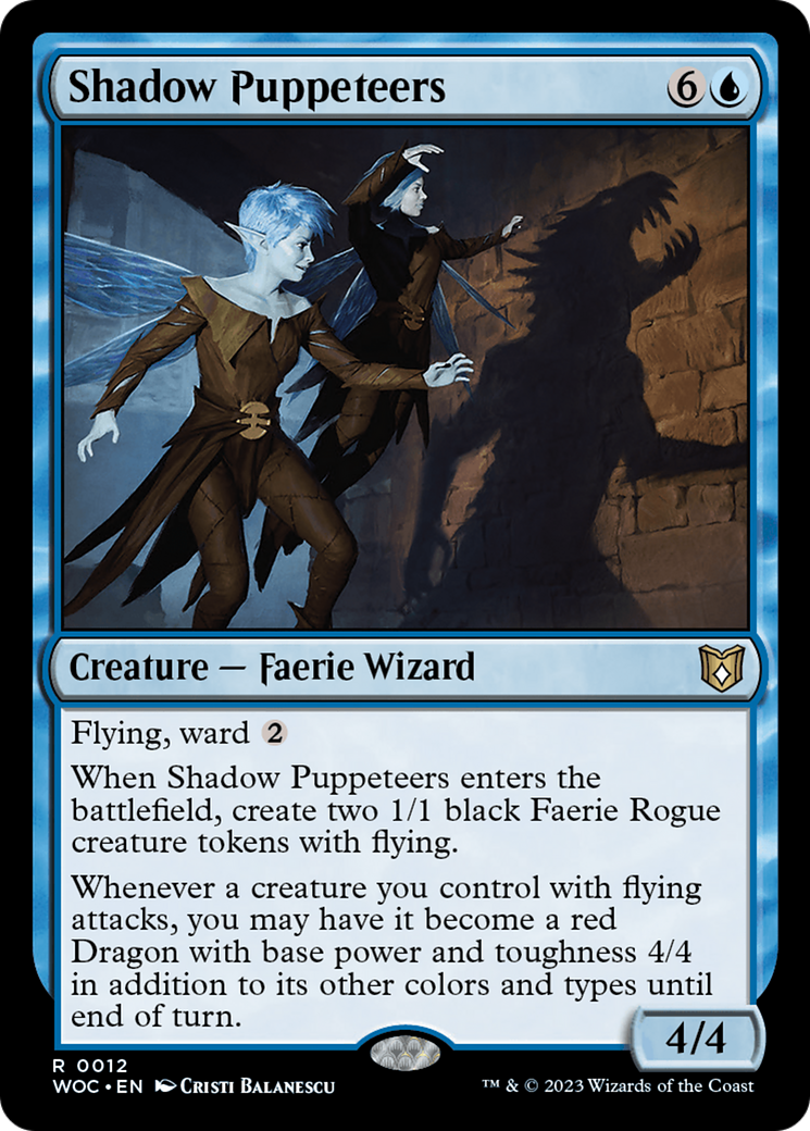 Shadow Puppeteers [Wilds of Eldraine Commander] | Lots Moore NSW