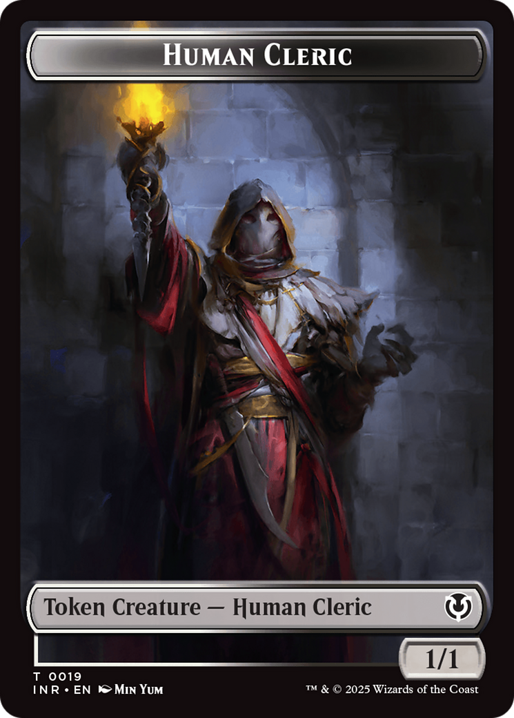 Demon // Human Cleric Double-Sided Token [Innistrad Remastered Tokens] | Lots Moore NSW
